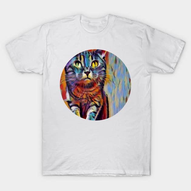 Daring floppy cat T-Shirt by GoranDesign